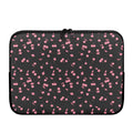Pink Cherry Pattern Print Laptop Sleeve