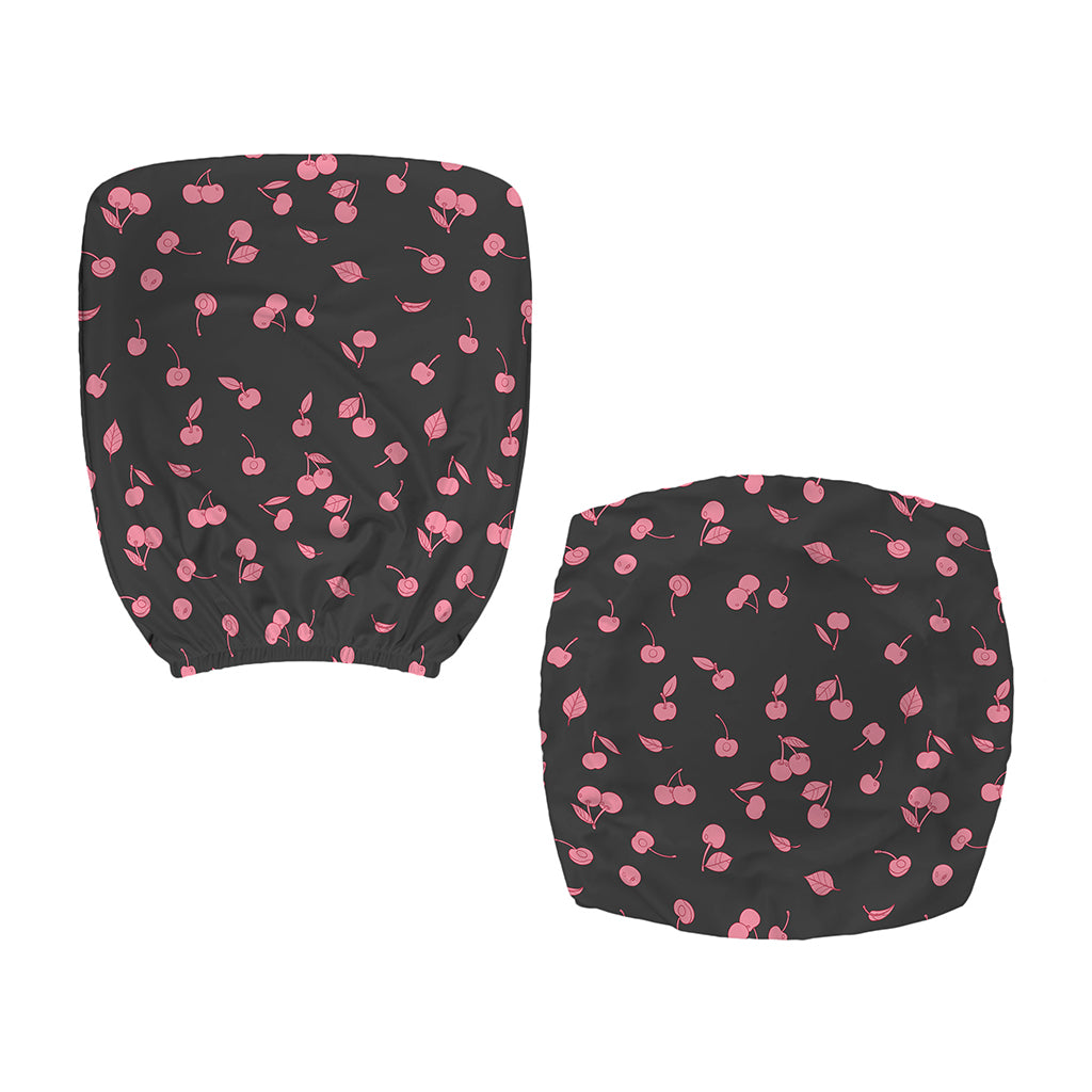 Pink Cherry Pattern Print Office Chair Cover