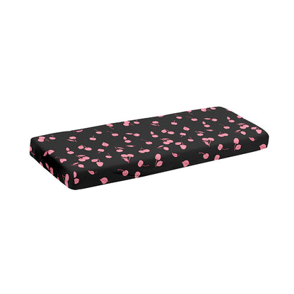 Pink Cherry Pattern Print Piano Keyboard Cover