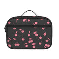 Pink Cherry Pattern Print Portable Lunch Bag