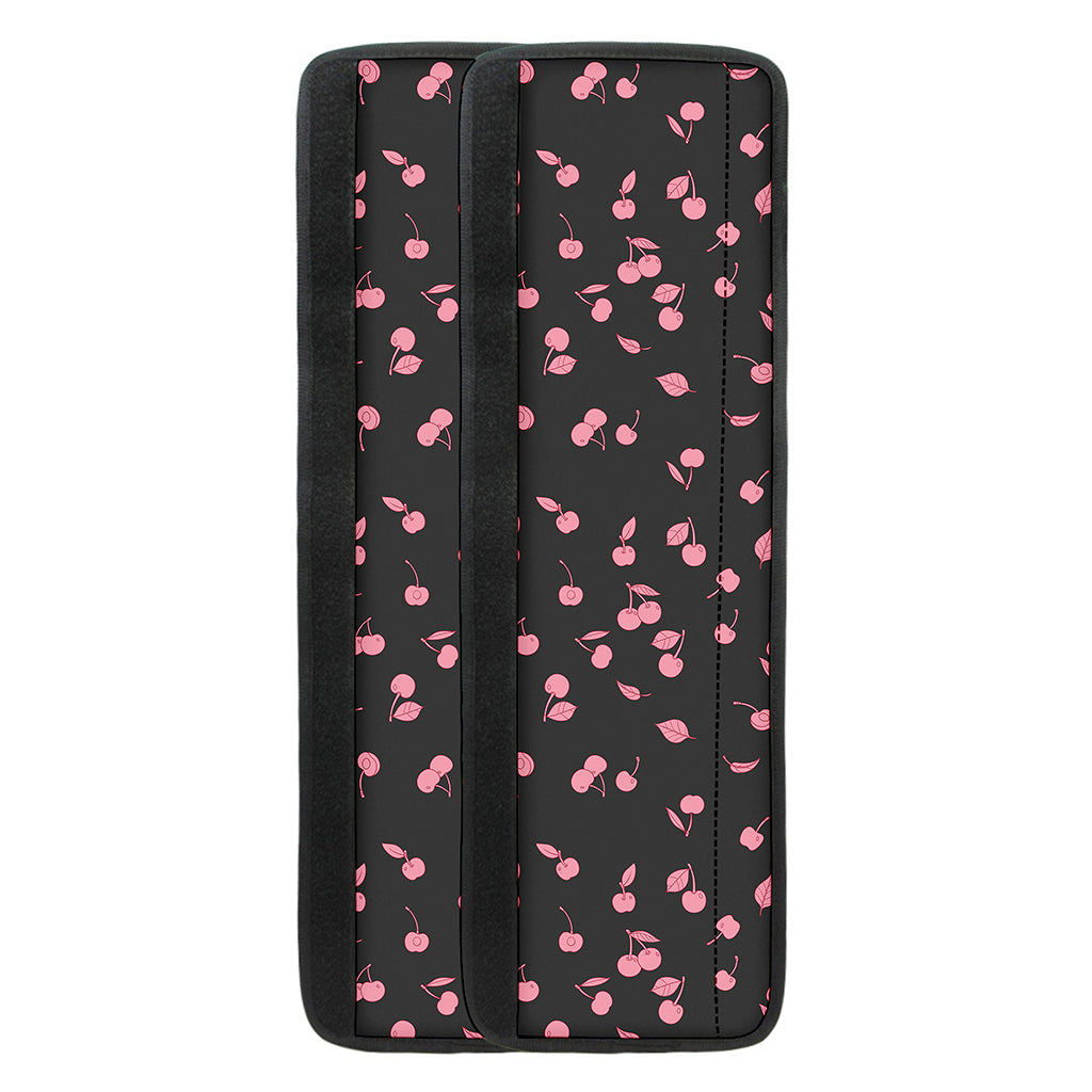 Pink Cherry Pattern Print Refrigerator Handle Covers