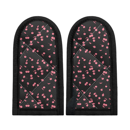 Pink Cherry Pattern Print Skillet Handle Cover