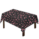 Pink Cherry Pattern Print Tablecloth