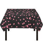 Pink Cherry Pattern Print Tablecloth