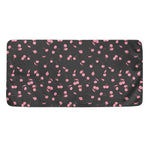 Pink Cherry Pattern Print Towel