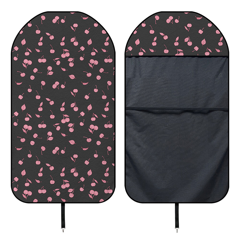 Pink Cherry Pattern Print Waterproof Car Seat Cover