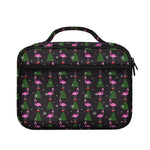 Pink Christmas Flamingo Pattern Print Briefcase Bible Bag