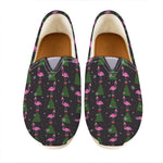 Pink Christmas Flamingo Pattern Print Casual Shoes