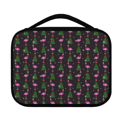 Pink Christmas Flamingo Pattern Print Classic Bible Case