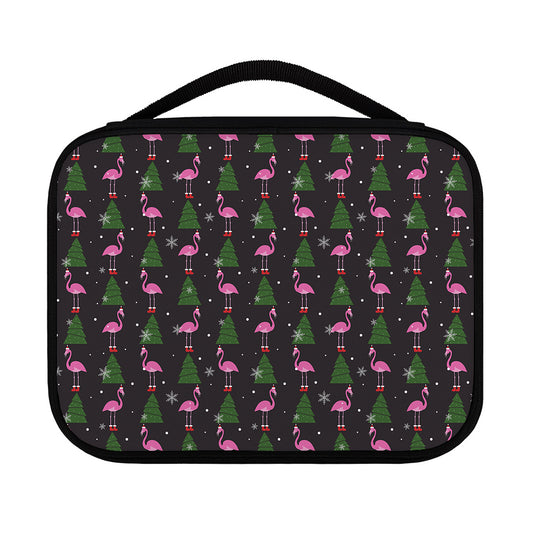 Pink Christmas Flamingo Pattern Print Classic Bible Case