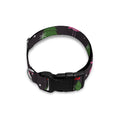 Pink Christmas Flamingo Pattern Print Dog Collar