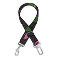 Pink Christmas Flamingo Pattern Print Dog Seat Belt