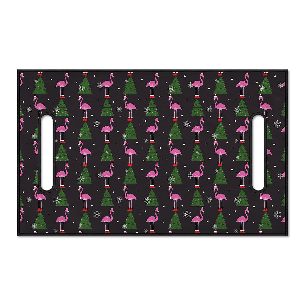 Pink Christmas Flamingo Pattern Print Golf Cart Seat Cover
