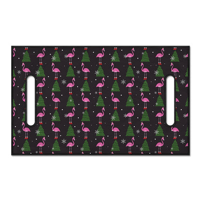 Pink Christmas Flamingo Pattern Print Golf Cart Seat Cover