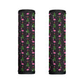 Pink Christmas Flamingo Pattern Print Handle Covers