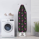 Pink Christmas Flamingo Pattern Print Ironing Board Cover