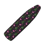 Pink Christmas Flamingo Pattern Print Ironing Board Cover