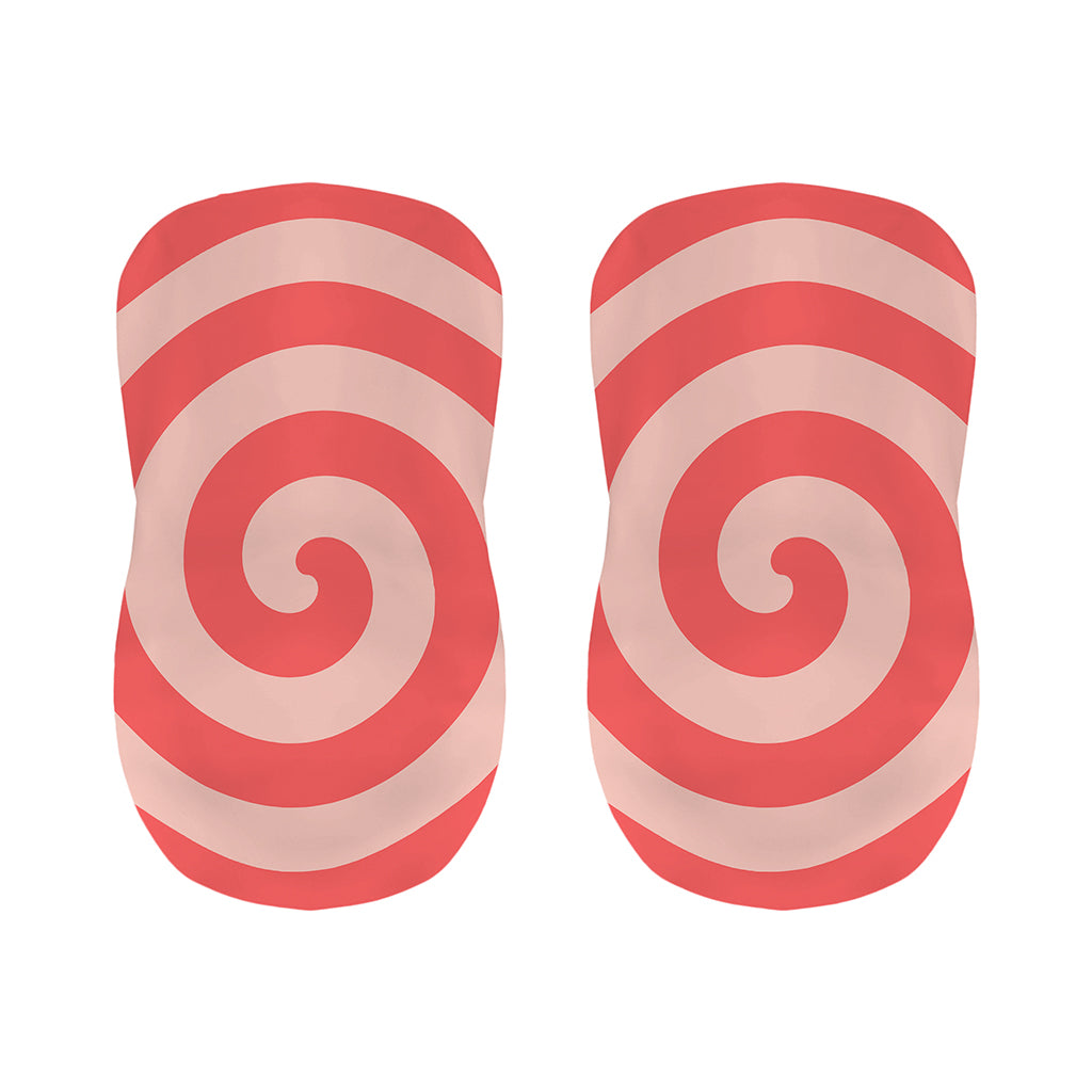Pink Circle Swirl Print Bar Stool Covers