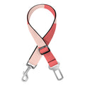 Pink Circle Swirl Print Dog Seat Belt