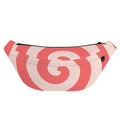 Pink Circle Swirl Print Fanny Pack