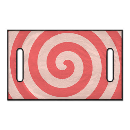 Pink Circle Swirl Print Golf Cart Seat Cover