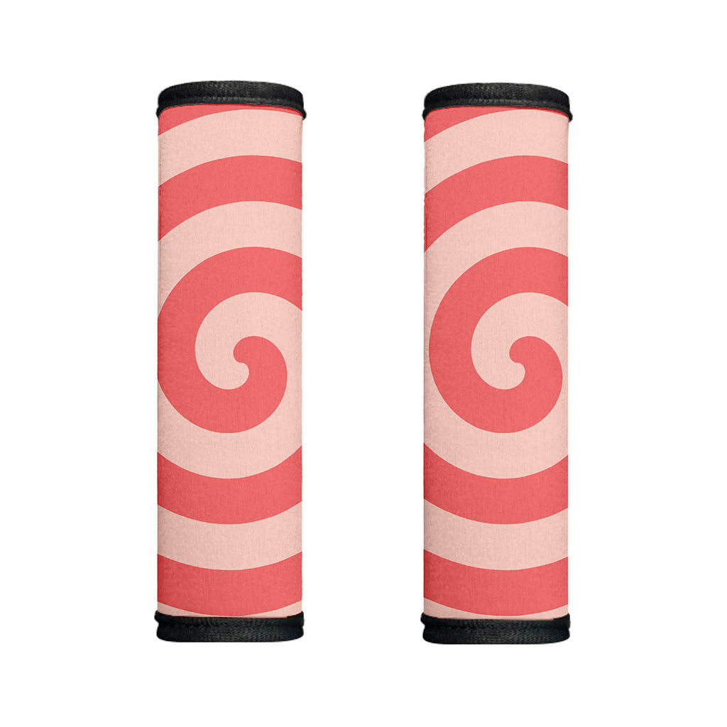 Pink Circle Swirl Print Handle Covers