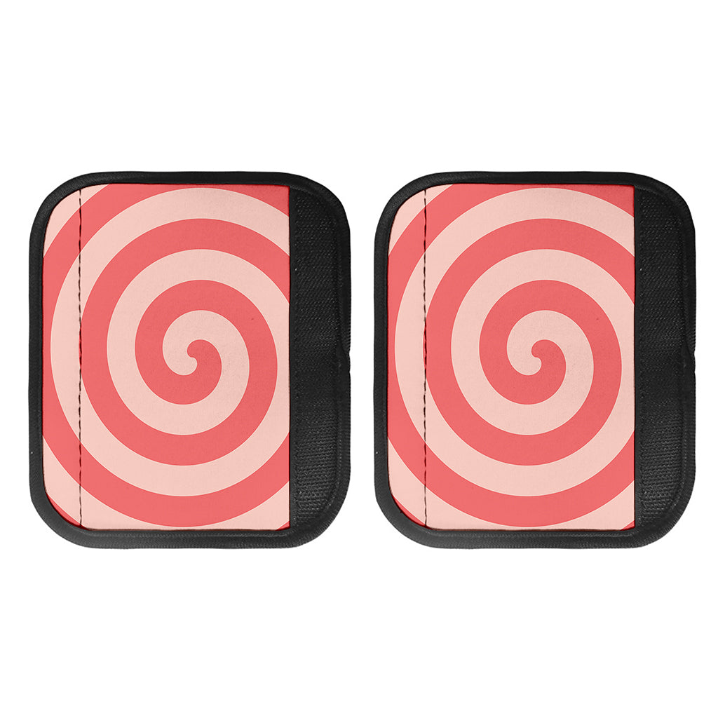 Pink Circle Swirl Print Handle Covers