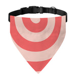 Pink Circle Swirl Print Over The Collar Dog Bandana