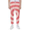Pink Circle Swirl Print Joggers