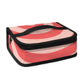 Pink Circle Swirl Print Small Lunch Bag