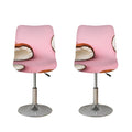Pink Coconut Pattern Print Bar Stool Covers