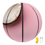 Pink Coconut Pattern Print Basketball