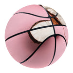 Pink Coconut Pattern Print Basketball