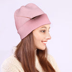 Pink Coconut Pattern Print Beanie