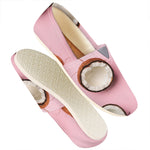 Pink Coconut Pattern Print Casual Shoes