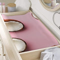 Pink Coconut Pattern Print Changing Pad Cover