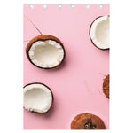 Pink Coconut Pattern Print Curtain