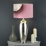 Pink Coconut Pattern Print Drum Lamp Shade