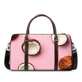 Pink Coconut Pattern Print Duffel Bag