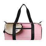 Pink Coconut Pattern Print Gym Bag