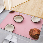 Pink Coconut Pattern Print Indoor Door Mat