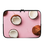 Pink Coconut Pattern Print Laptop Sleeve