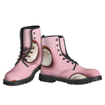 Pink Coconut Pattern Print Backpack