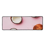 Pink Coconut Pattern Print Long Kitchen Mat