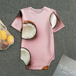 Pink Coconut Pattern Print Men's Bodysuit