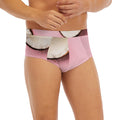 Pink Coconut Pattern Print Men's Briefs