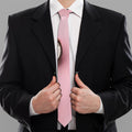 Pink Coconut Pattern Print Necktie