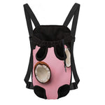 Pink Coconut Pattern Print Pet Carrier Backpack