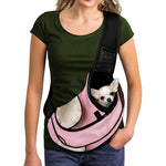 Pink Coconut Pattern Print Pet Sling Carrier