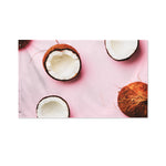 Pink Coconut Pattern Print Polyester Flag